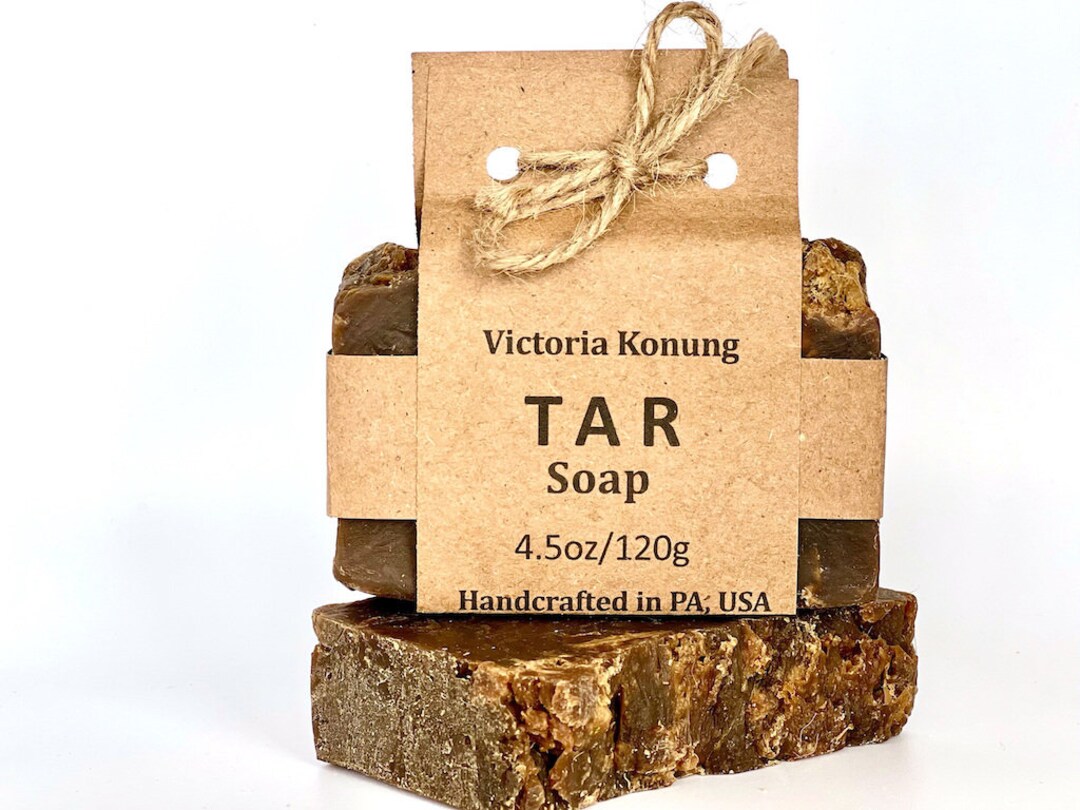 TAR Bar SOAP | Cold Process Tar Soap | Hand Made Tar Soap | Tar Soap ...