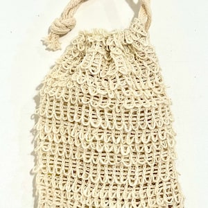 All natural soap saver bag Sisal soap saver bag