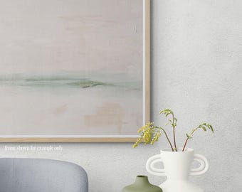 Celia. Neutral Abstract Painting. Acrylic on Canvas. Light Colored Wall Art. Cream colored Painting. Pastel Palette.