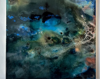 Vulcan. Galaxy Abstract Art. Space Inspired art.