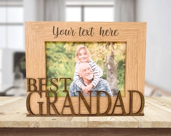 Personalised Grandad Photo Frame | Granddad Photo Frame | Grandad Present | Best Grandad Gift | Grandad Frame | Birthday Gift For Grandad