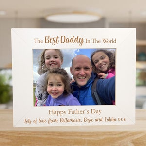 Personalised Father&#39;s Day Photo Frame | Father&#39;s Day Frame | Father&#39;s Day Gift | Father&#39;s Day Present | Happy Father&#39;s Day Photo Frame