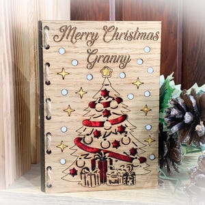 Biglietto di Natale in legno personalizzato / Biglietto di Natale in legno / Biglietto di Natale in legno di Buon Natale / Biglietto in legno / Biglietto di Natale in legno di Buon Natale /
