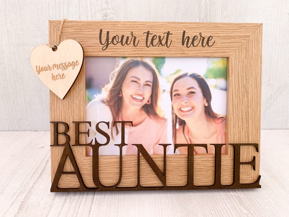 Personalized Aunt Gift, Aunt Picture Frame, Best Aunt Ever Gifts