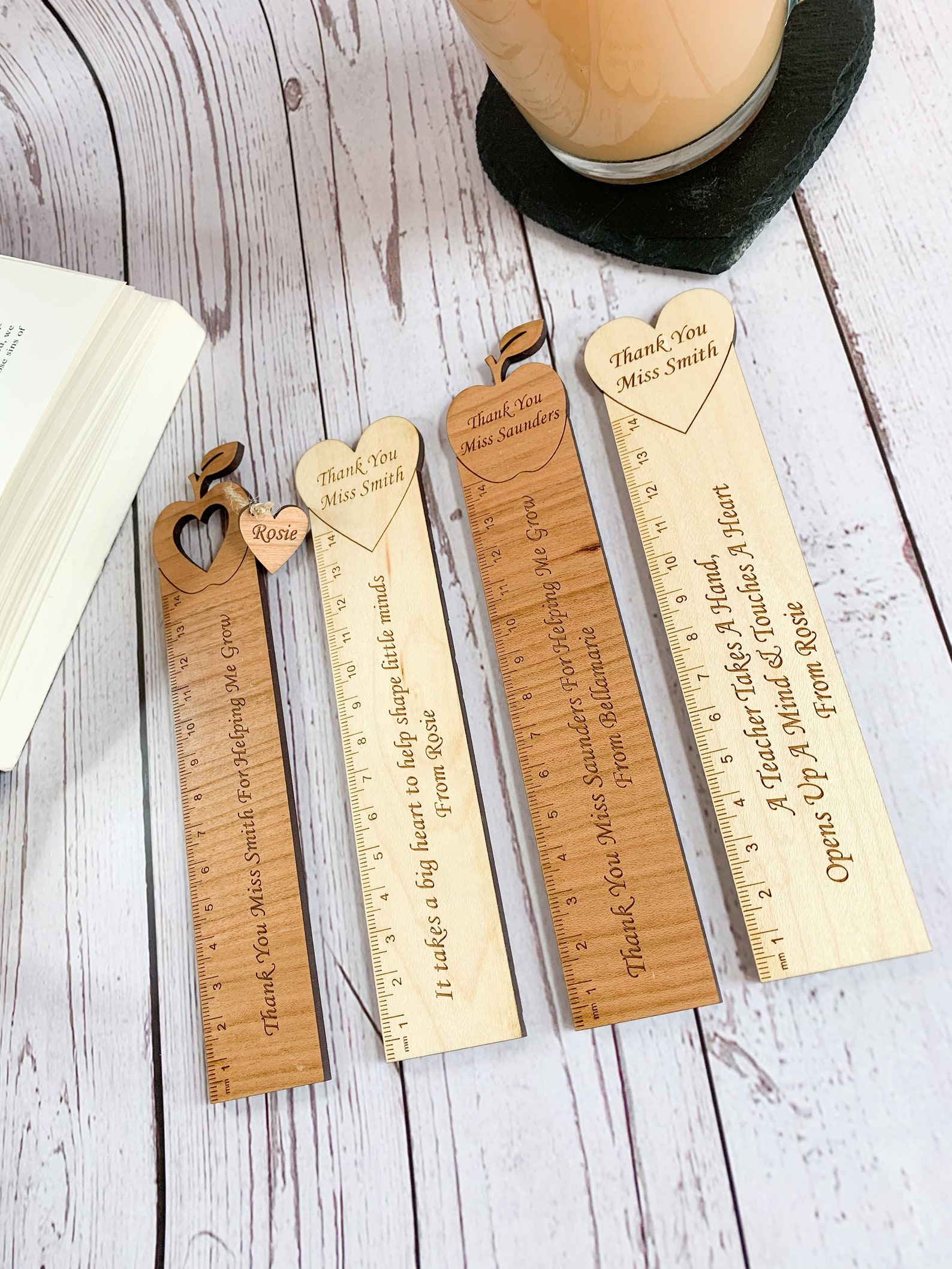 Personalised Teacher Bookmark Ruler - Personalised Teacher Gift ...