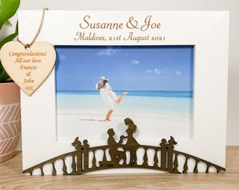 Personalised Engagement Gift | Engagement Gift | Proposal Present For Couple | Unique Engaged Couple Gift Present | Engagement Photo Frame