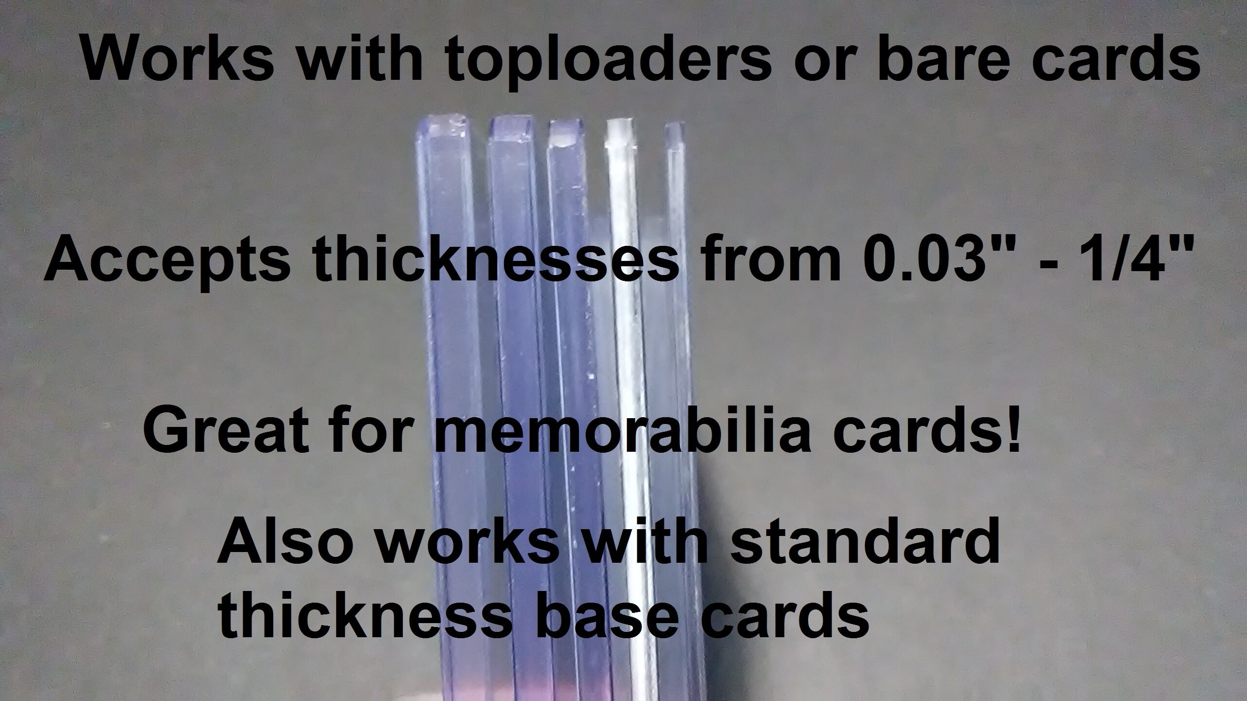 Trading Card Display 4 SAMPLE Etsy