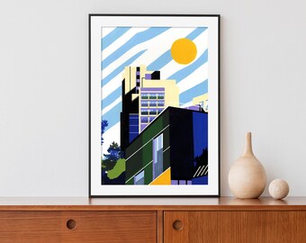 Illustration Paris 13-1 Art print A4 format