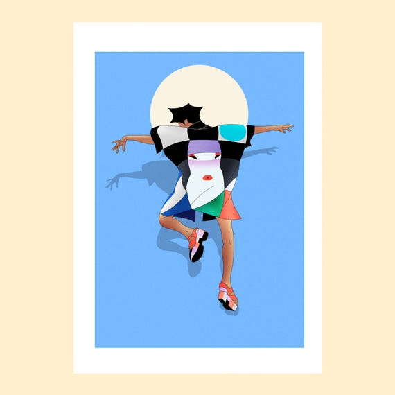 (レア)ISSEY MIYAKE x IKKO TANAKA　田中一光　コート　ライトピンク花　5