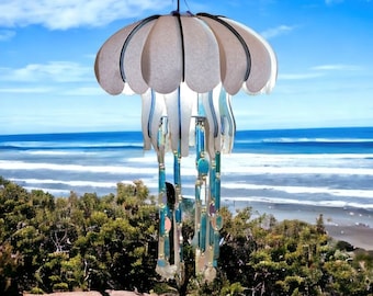 Jellyfish Lamp Lantern or Table Lamp. Handmade to order. Please READ notes*