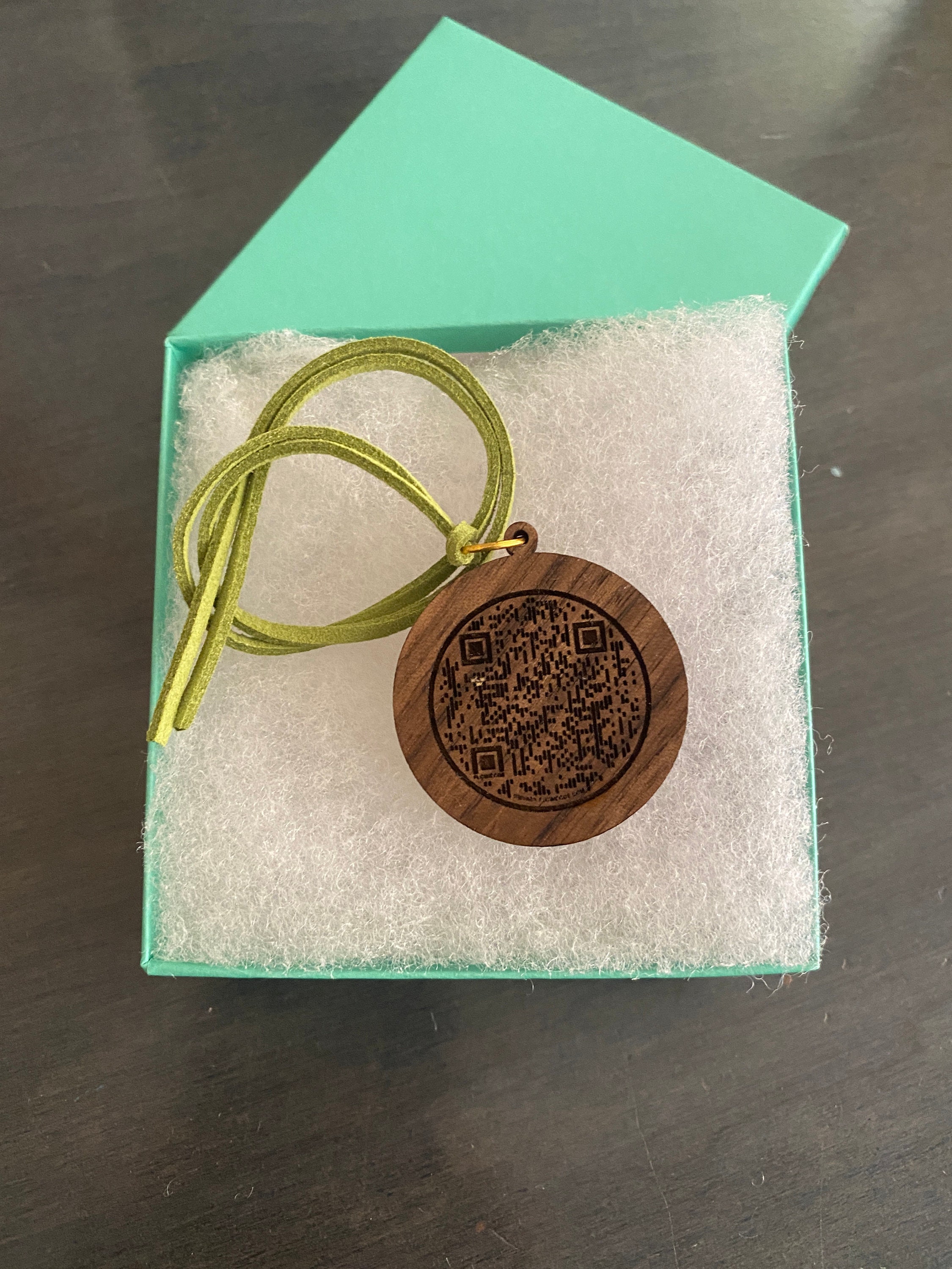 Custom Engraved Charm With QR Code, Personalized Wedding Bouquet ...