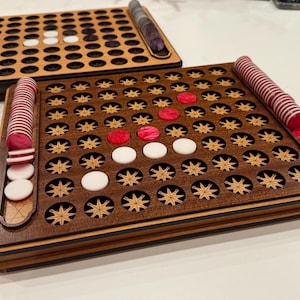 木製オセロ　リバーシ　ボードゲーム　レトロ Amazon | 増田桐箱店 木製 オセロ リバーシ (リバーシ・デコボコ