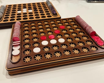 Reversi, juego de estrategia de madera con caja de almacenamiento, juego de mesa clásico para 2 jugadores, ideal para la noche de juegos en familia, estilo Otelo, un regalo perfecto para los amantes de los juegos.
