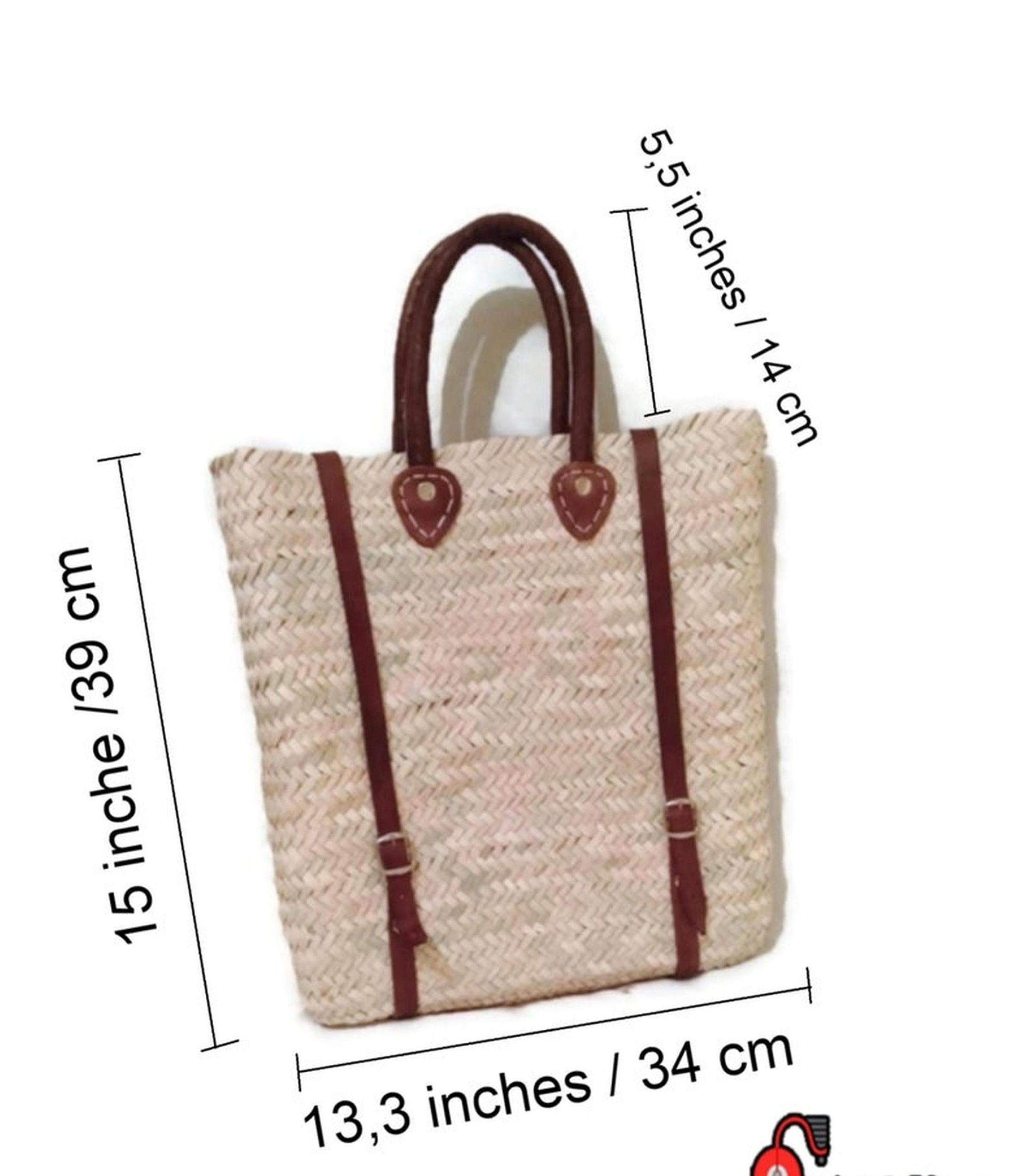 straw beach bag backpack