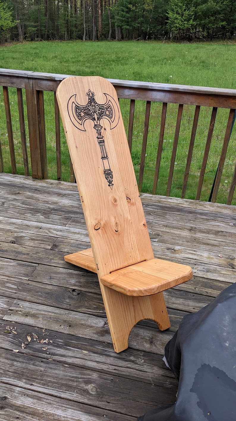 Handcrafted Viking/stargazer/camping Chair. Etsy