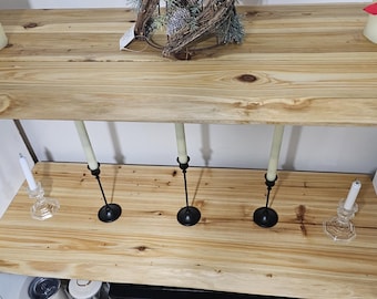 Reclaimed Cedar Board Shevles.