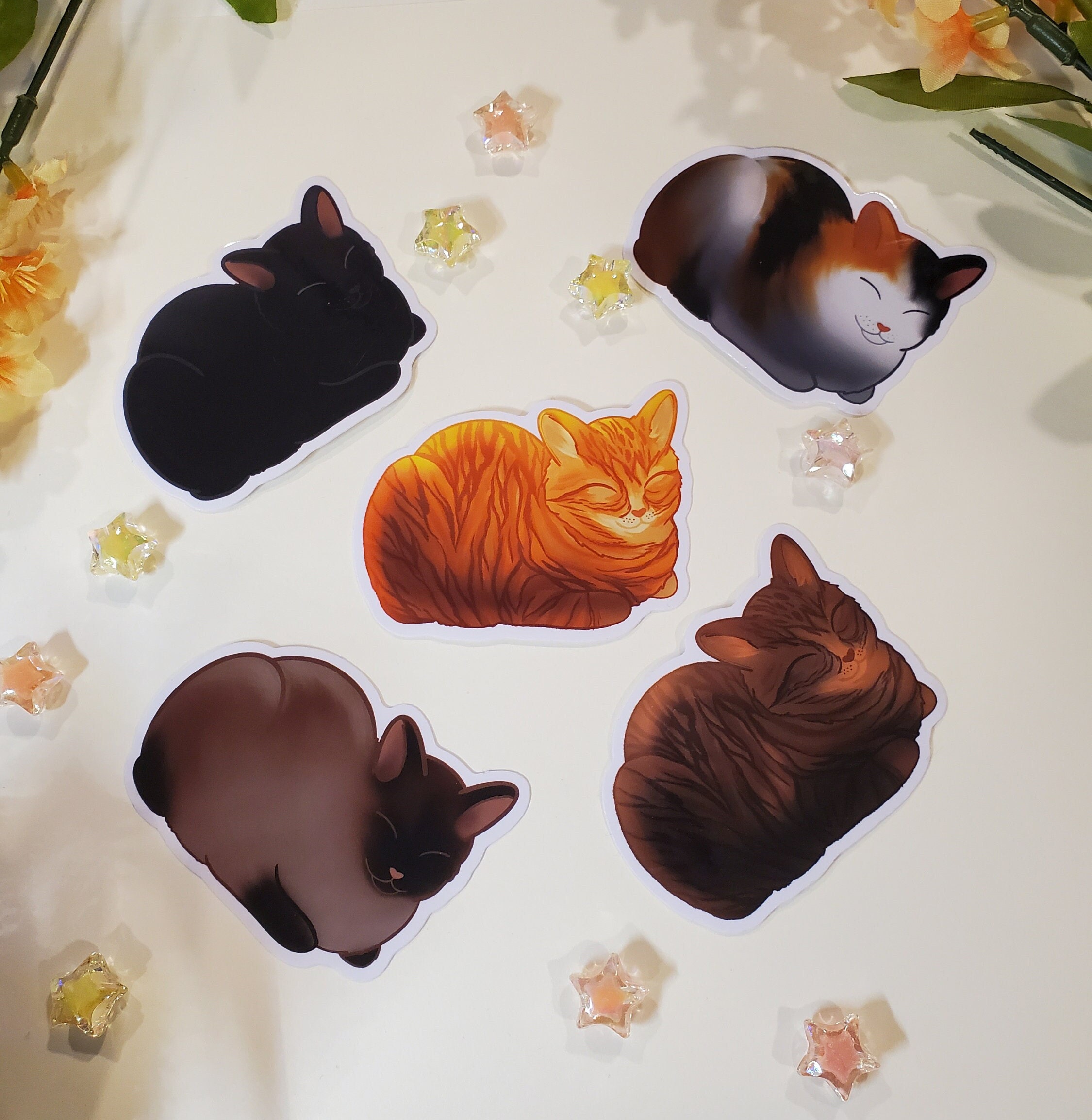 Cat Loaf Stickers