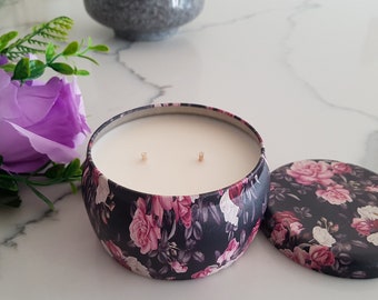 Scented Candle, Gift Box, 100% Natural Soy Wax, Double Wick, Premium Fragrances, 250g, Reusable Tin, Handmade in Australia, Christmas gift