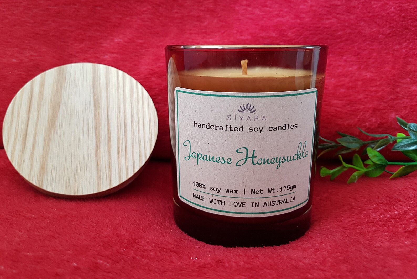 Japanese Honeysuckle Scented Candle Australian Handmade Etsy