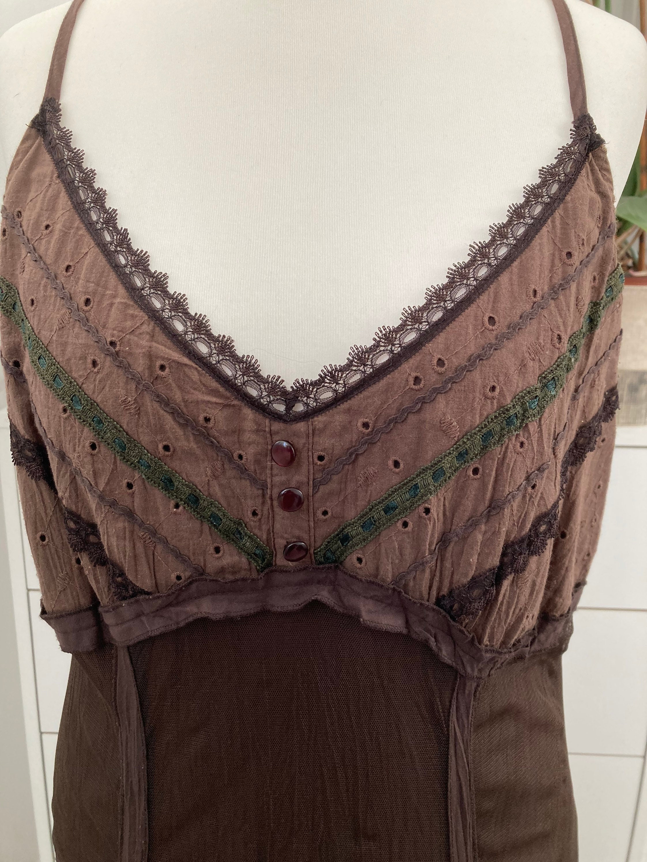 Vintage Size 12 Gypsy Style Dress, per Una Marks and Spencer Dress