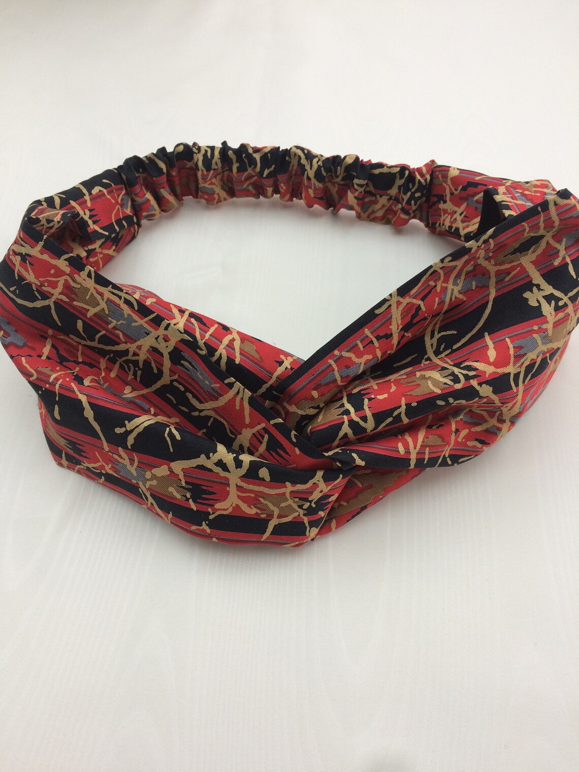 Thai silk headbands Handmade silk hairbandbandana 1980s | Etsy
