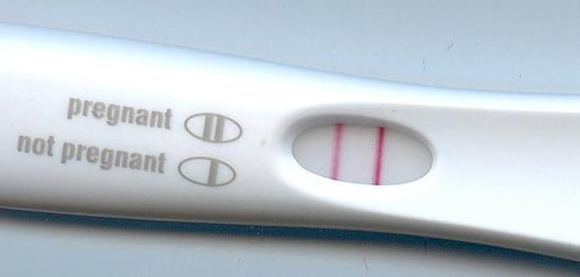 Positive pregnancy test Gag gift or prank 2 tests WITH BOX. Etsy