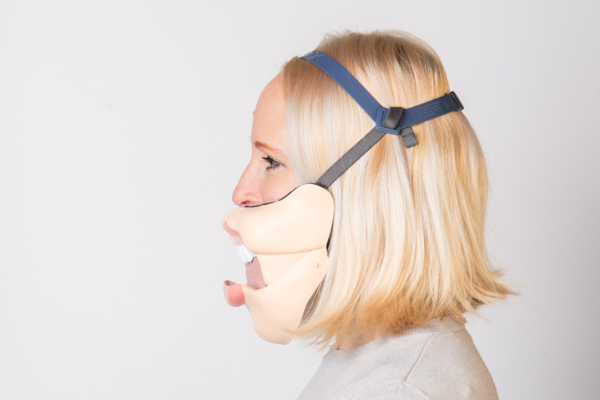 Ventriloquist Halfface Comedy Mask Etsy