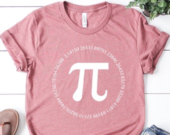 Pi Symbol T-Shirt, Math Teacher Gift