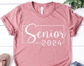 Senior 2024 T-Shirt: Graduation Class of 2024 Shirt