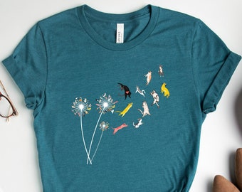 Cats Dandelion T-Shirt: Funny Cat Lover Gift