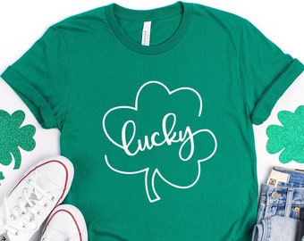 Lucky Shamrock T-Shirt: St. Patrick's Day Irish Shirt