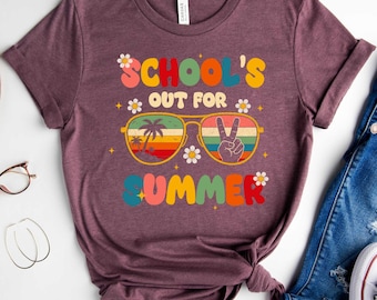 Schools Out For Summer Shirt, Happy Last Day Of School Shirt, Summer Holiday Shirt, End Of the School Year Shirt, Classmates Matching Shirt