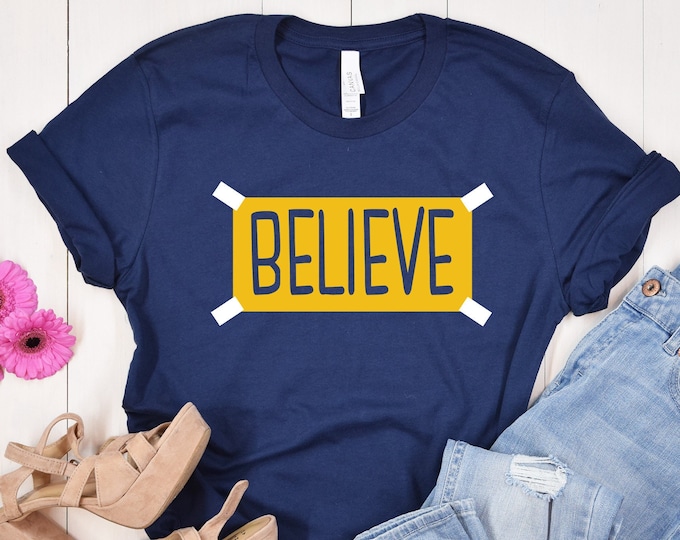 I Always Believe  Shirt BLUE (S-l) main image 0