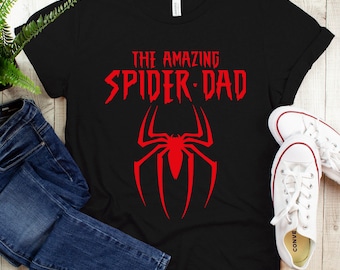 Spider Dad T-Shirt: Superhero Family Matching Shirt