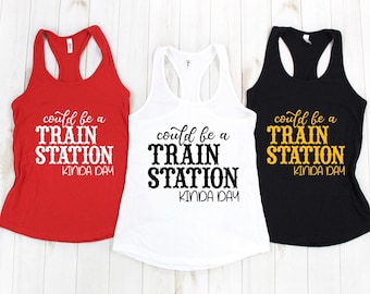 Yellowstone Train Station Tank Top, Dutton Ranch Shirt