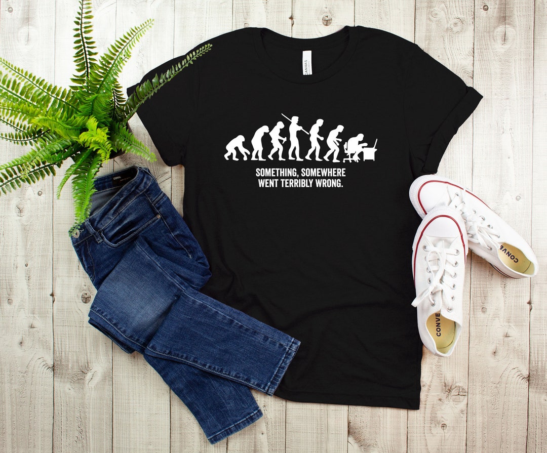 Funny Programmer Evolution T-shirt: Coding Gift - Etsy