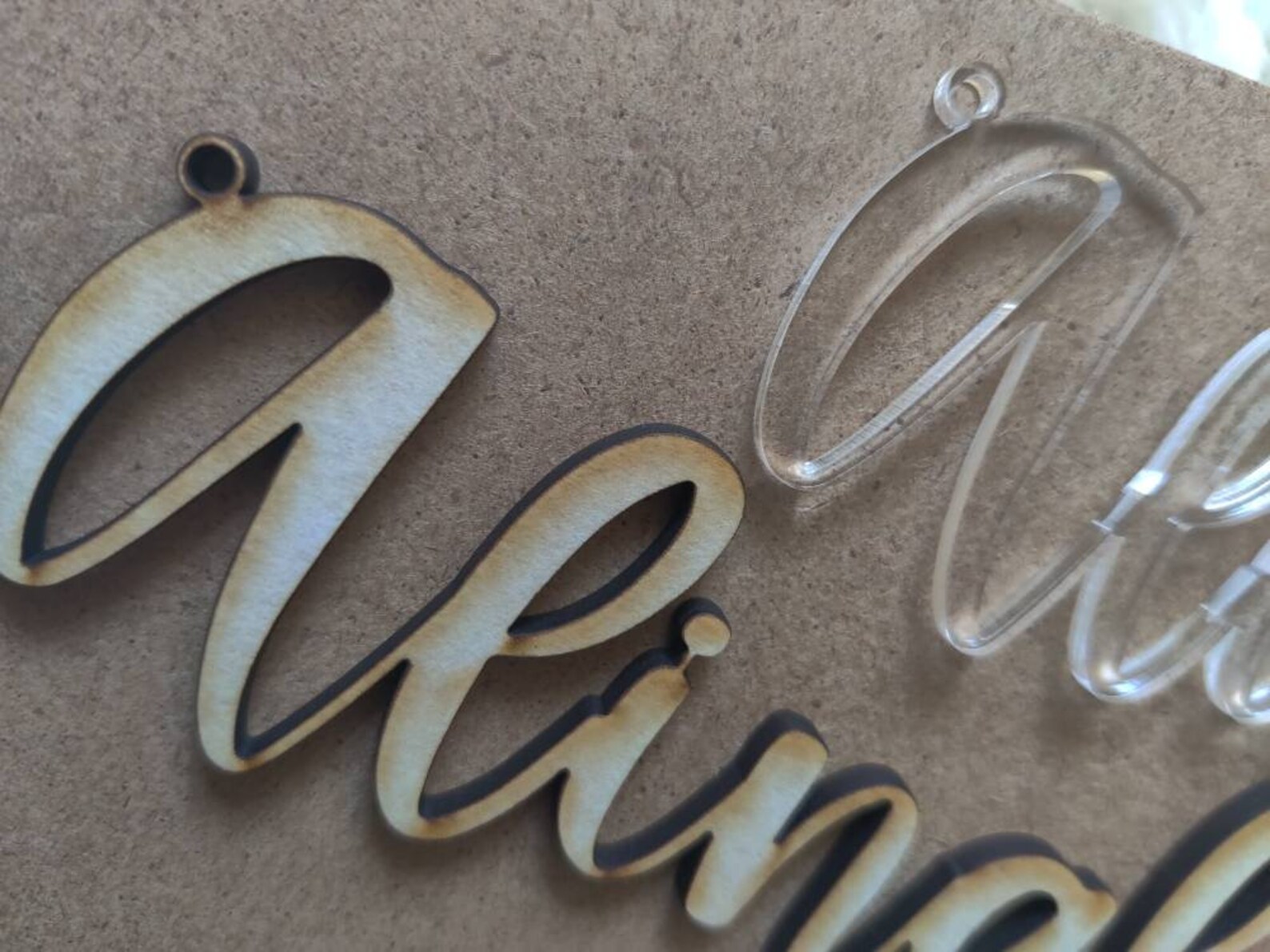 Custom Name Tags Acrylic Name Tags Unfinished Draftboard Etsy