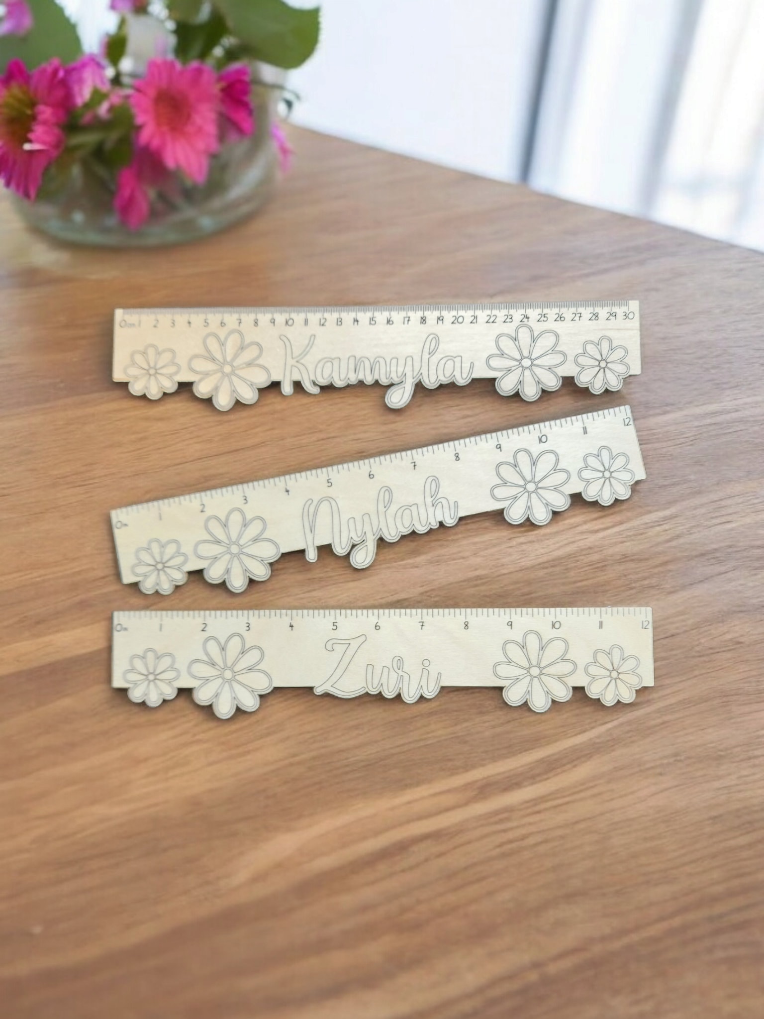 Rose Flower Ruler CUSTOM 12