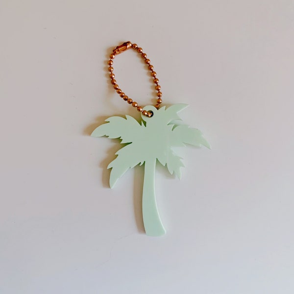 Palm Tree Acrylic Charm