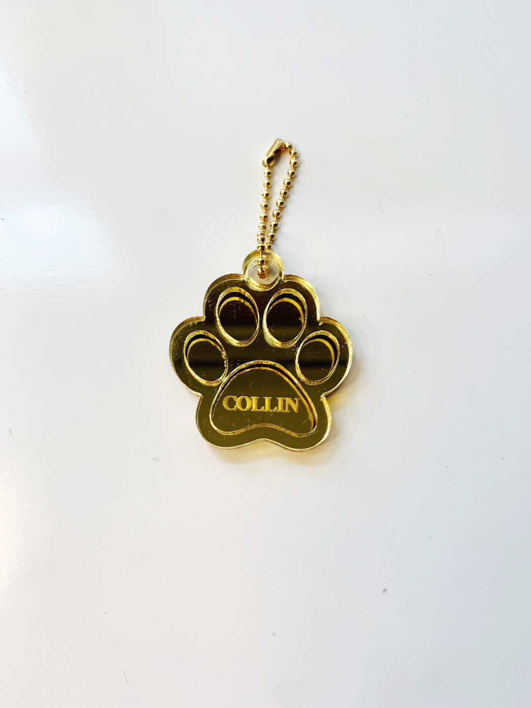 Pet Carrier Tag Pfote Print Tag Individuell pro Tag Etsy.de