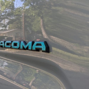 Toyota Tacoma Door Emblem Decal Overlays 2016-2023 | Custom Vinyl Stickers for Both Sides | TRD SR Upgrade (SKU#13)