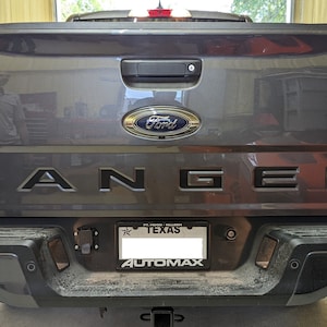 2019-2023 Ford Ranger Tailgate Decal Inlays