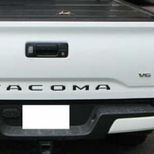 Toyota Tacoma Tailgate Lettering Inserts (2016-2023) - Custom Logo Decals for Truck Bed Inlays (SKU#14)