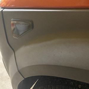 Honda Element Front Side Marker Overlays: Medium Dark Tinted Film for 2003-2007 Models