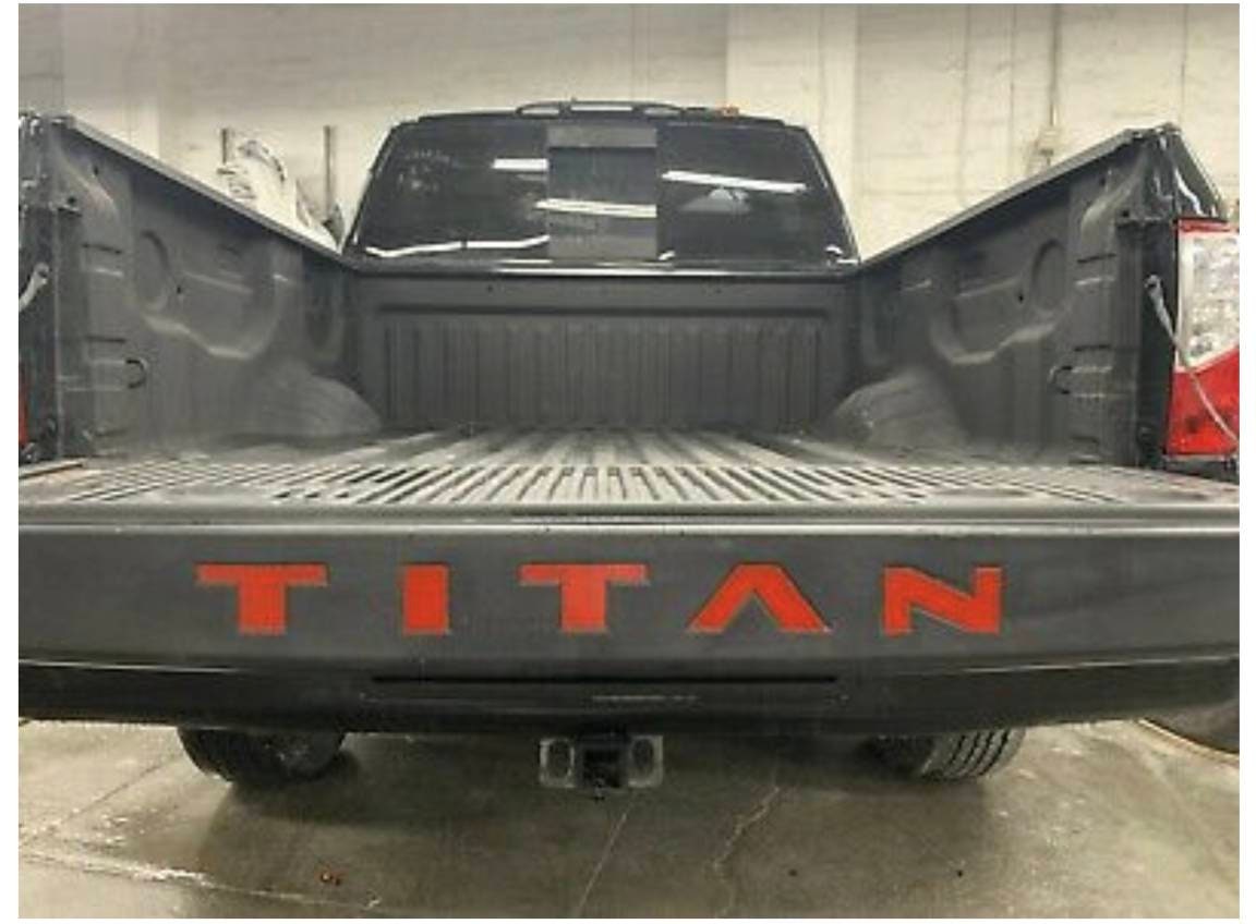 20162019 Nissan Titan Tailgate Top Inlay Decal/Lettering Etsy