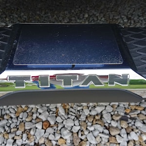 Nissan Titan Side Step Decals & Lettering for 2016-2019 Models - Custom Vinyl Graphics (SKU#001)