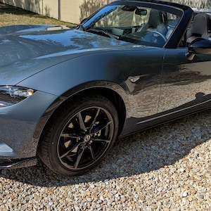 2016-2024 Mazda MX-5 Miata Tinted Front & Rear Side Marker Overlays - Smoked Film Upgrade