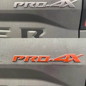 2022-2024 Nissan Frontier Pro-4X achterklepsticker - aangepaste vinylsticker voor pick-up (SKU#17)