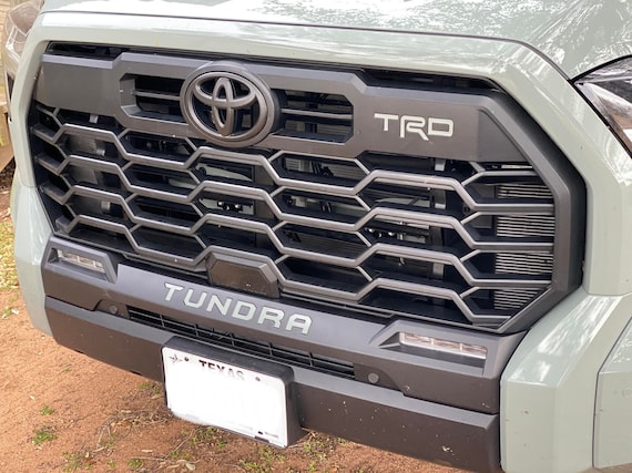 2022-2026 Toyota Tundra TRD Grille Inlay Decal – Custom Vinyl Badge Overlay Sticker