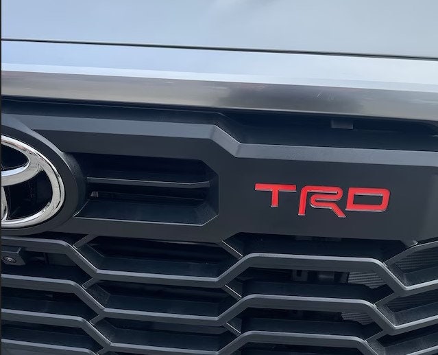 Tundra TRD Grille Decal Inlay Set: Custom Vinyl Graphics (2022-2025)